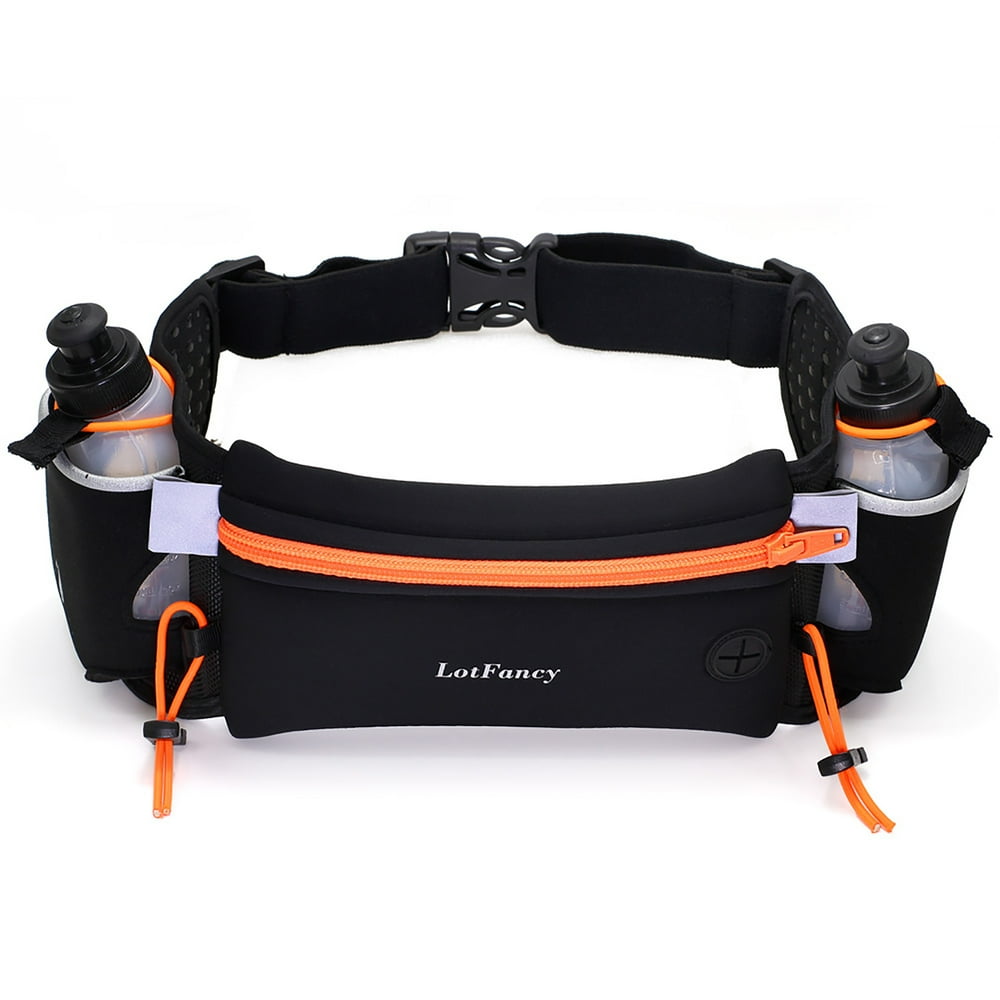 Running Hydration Fuel Belt with Water Bottle for Women and Men Waist