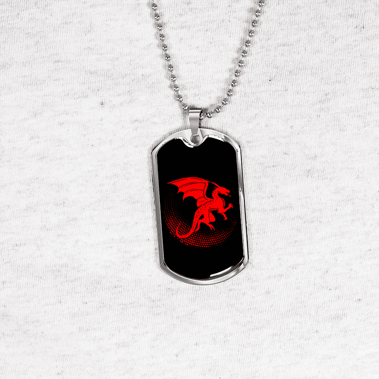 Dog Tag Dragon チェーン付き Dog Tag Dragon チェーン付き