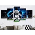 thumbnail image 3 of 5 Cuadros Decorativos CR7 Celebracion Real Madrid Canvas Listo Para Colgar 150x84cm Jungle Art Impresion Tela Arte, 3 of 8
