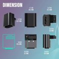 thumbnail image 4 of Conector Alimentación ATX3.0 90 Grados para 4090 4080 4070 Ti 3090 Ti (RVS Negro), 4 of 4