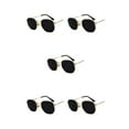 thumbnail image 1 of relayinert Fashionable Polarized Lens Small Square For Trendy Style Materials gold black gray C2 5Set, 1 of 6
