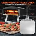 thumbnail image 3 of NutriChef 12” x 25” Aluminum Pizza Peel Durable Metal Spatula W/ Folding Handle for Easy Storage, 3 of 8
