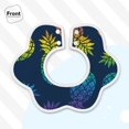 thumbnail image 3 of Bingfone Abstract Bright Pineapple Fruit Retro Soft Bibs For Baby Boy Girl 360 Rotate Petal Absorbent Bibs Washable For Drooling Teething, 3 of 9