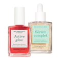 thumbnail image 1 of Set de esmalte de uñas y sérum Manucurist Healthy Glow Raspberry, 1 of 6