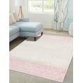 thumbnail image 2 of Rugs.com Moroccan Trellis Collection Rug – 5' x 8' Ivory And Pink Medium Rug Perfect For Bedrooms, Dining Rooms, Living Rooms, 2 of 9