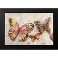thumbnail image 2 of Florio, Luigi 14x11 Black Modern Framed Museum Art Print Titled - Farfalle in volo II, 2 of 5