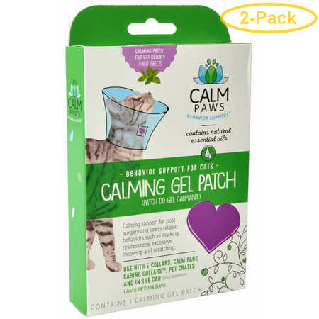 Calm Paws Calming Gel Patch for Cat Collars 1 Count - Pack of