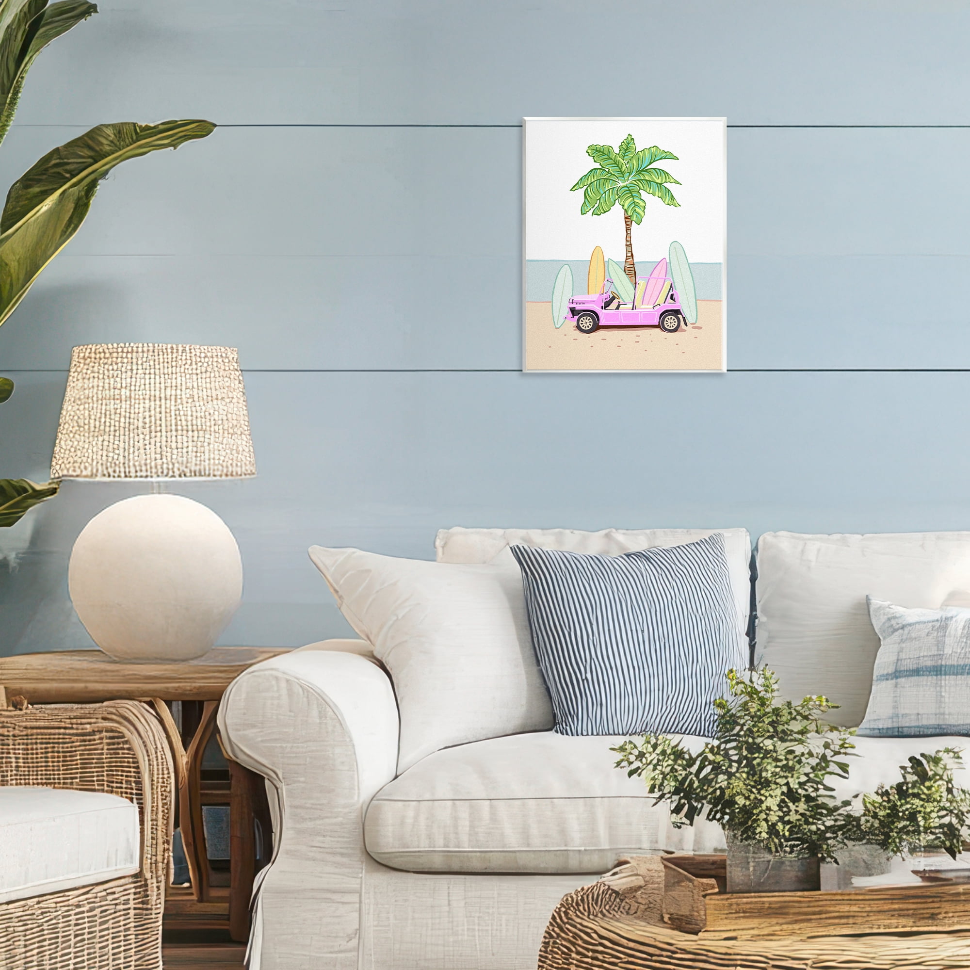 Surfboard Filled Car Wall Plaque Art, design by Ziwei Li
