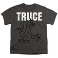 thumbnail image 2 of Tom And Jerry Truce Kids T Shirt (Large) for Youth Toddler Boys and Girls, Charcoal, 2 of 5