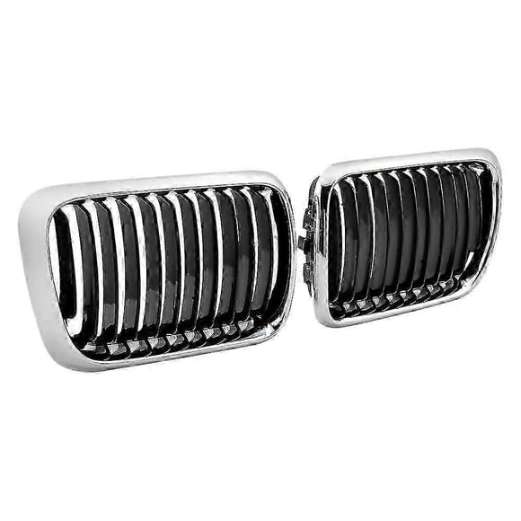 E36 Grill,Black Kidney Front Bumper Kidney Grille Grills For-BMW E36 3-Series 318I 323I 328I M3 1997-1999