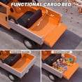 thumbnail image 5 of Electric Ride on Cars for Kids, 12V Licensed PIAGGIO Powered Ride on Toy with Parent Remote Control, Electric Car for Kids Ages 3-6 w/Music Player/LED Light/Safety Belt, Orange, 5 of 11