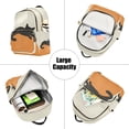 thumbnail image 5 of FORMRS Mini Backpack Purse for Women Quilted Travel Daypack Casual Shoulder Bag, Sleeping Black Cat, 5 of 7