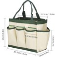 thumbnail image 3 of Bolsa De Almacenamiento De Herramientas De Jardín Bulaned Con 9 Bolsillos, Bolsa De Herramientas De Jardín Para Interiores Y Exteriores, Bolsa De Jardinería De Servicio Pesado, Organizador. Afortunado Sencillez, 3 of 3