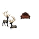 thumbnail image 1 of Escultura De Reno, Alce, Estatua De Resina, Figura De Ciervo, Figura De Animal Para Gabinete, Mesa, Boda, Inauguración De La Casa, Sofá En Miniatura, Sillón Individual, Modelo DIY,, 1 of 8