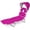 Pink, variant on SUNSPIRE Folding Beach Lounge Chair with Face Hole Canopy Pillow Side Pocket, Portable Reclining Tanning Sun Lounger for Beach Pool Patio Pink