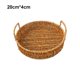 thumbnail image 4 of Cateissary Bandeja tejida, ligero para pan y fruta, cesta de almacenamiento Retro para cocina, sala de estar, goma amarilla para el hogar, Type3 NO3, 4 of 6