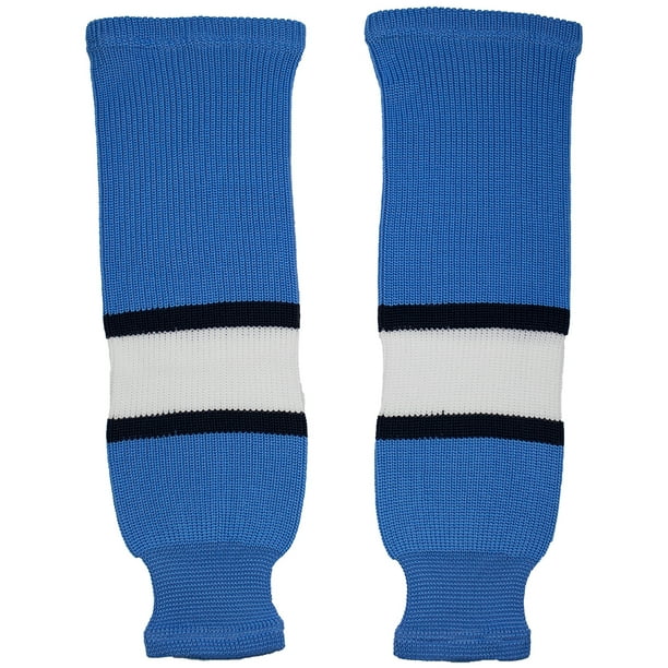 Piitsburgh Knit Hockey Socks (Powder Blue)