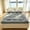 B-plush-Dark Green, variant on Foldable Mattress Topper Mattress Pad, Ultra Soft Fluffy Plush & Faux Rabbit Fur Bed Cushion, Portable Sleeping Floor Mat for Bedroom Guest Room
