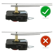 6Pcs Quartz DIY Wall Clock, Clock Numerals Kit, Movement Mechanism Battery Operated Clock Motor Kit with 6 Different Pairs of Hands for DIY Clock Repair Parts Replacement