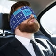 thumbnail image 5 of Yiaed Multiplication Table Print Sleep Mask Blackout - Soft Eye Cover for Sleeping with Adjustable Veclro Breathable Eye Blindfold for Night Nap Travel, 5 of 7