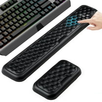 Kabuer Wrist Support Set, Wrist Rest for Keyboard and Mouse, Comfortable Arm Cushion for Desk Typing