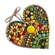 thumbnail image 1 of Suministros exteriores para boda, parte delantera interior, corazón rústico, placa interior de San Valentín, colgantes de bienvenida, corona de resina con forma colgante, 1 of 5