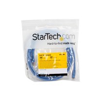 StarTech 6 ft Cat5e Blue Snagless Shielded RJ45 F/UTP Cat 5e Patch Cable S45PATCH6BL