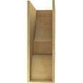 thumbnail image 4 of 12"W x 24"D x 36"H Classic Ridgewood Rough Cedar Woodgrain TimberThane Corbel, Primed Tan, 4 of 6