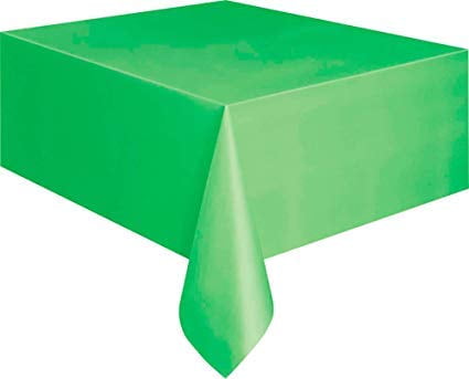 Mountclear 6-Pack Disposable Plastic Tablecloths 54" x 108" Rectangle Table Cove 