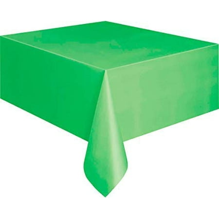

Mountclear 6-Pack Disposable Plastic Tablecloths 54 x 108 Rectangle Table Cove