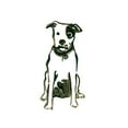 thumbnail image 3 of Vess, June Erica 15x15 Black Modern Framed Museum Art Print Titled - Canine Cameo V, 3 of 5