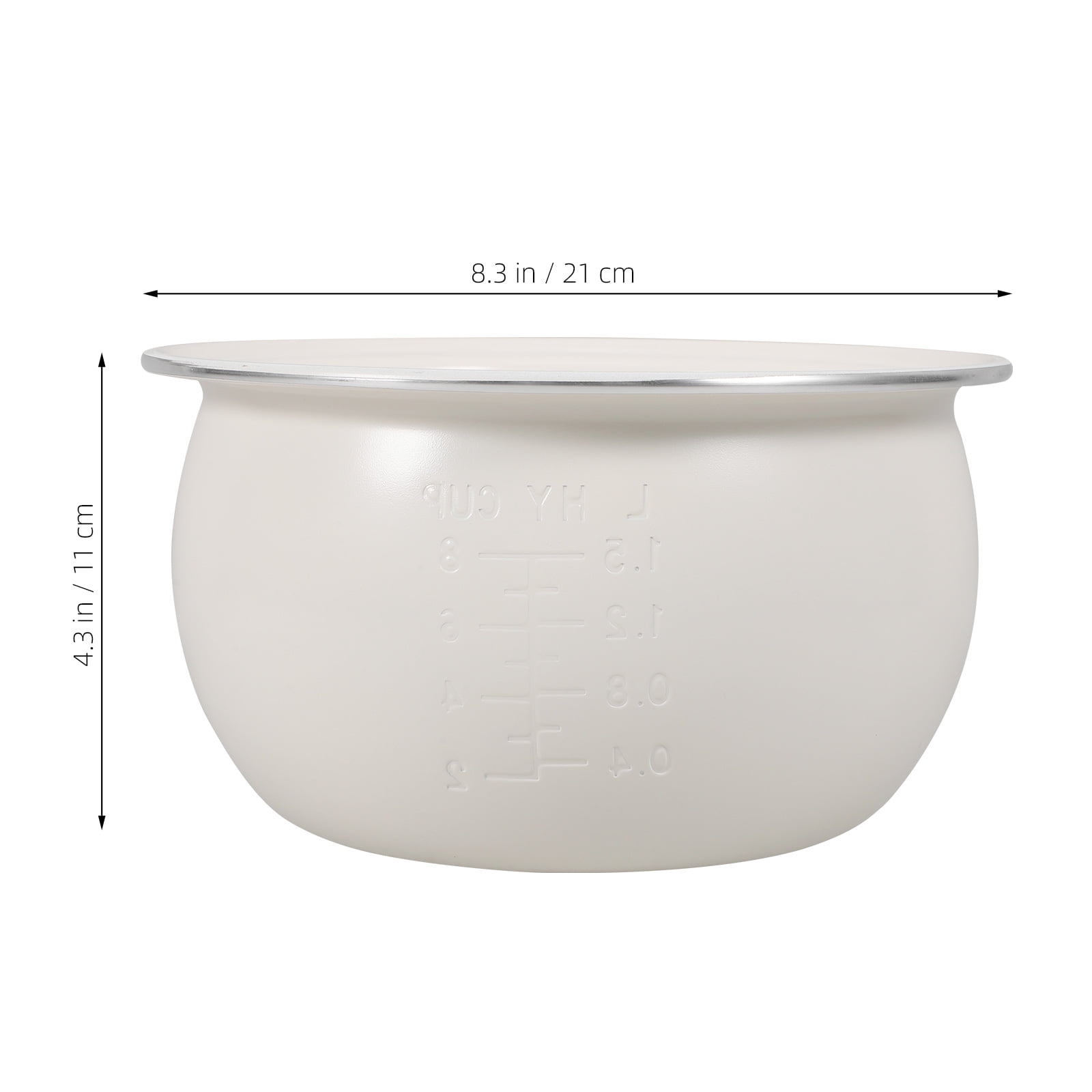 WEAVILUX Nonstick Coating Rice Cooker Pot Wear Resistant 1Set
