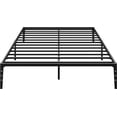 thumbnail image 2 of 14 Inch Queen Metal Platform Bed Frame Heavy Duty Steel Slat No Box Spring Needed, Easy Assembly, Noise Free, Black (Queen), 2 of 5