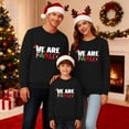 thumbnail image 4 of Wangmeiwg Family Christmas Sweatshirts,Holiday Sweatshirt Matching Family Christmas Sweaters Mommy And Me Christmas Sweaters Holiday Shirts for Family XL Black, 4 of 5