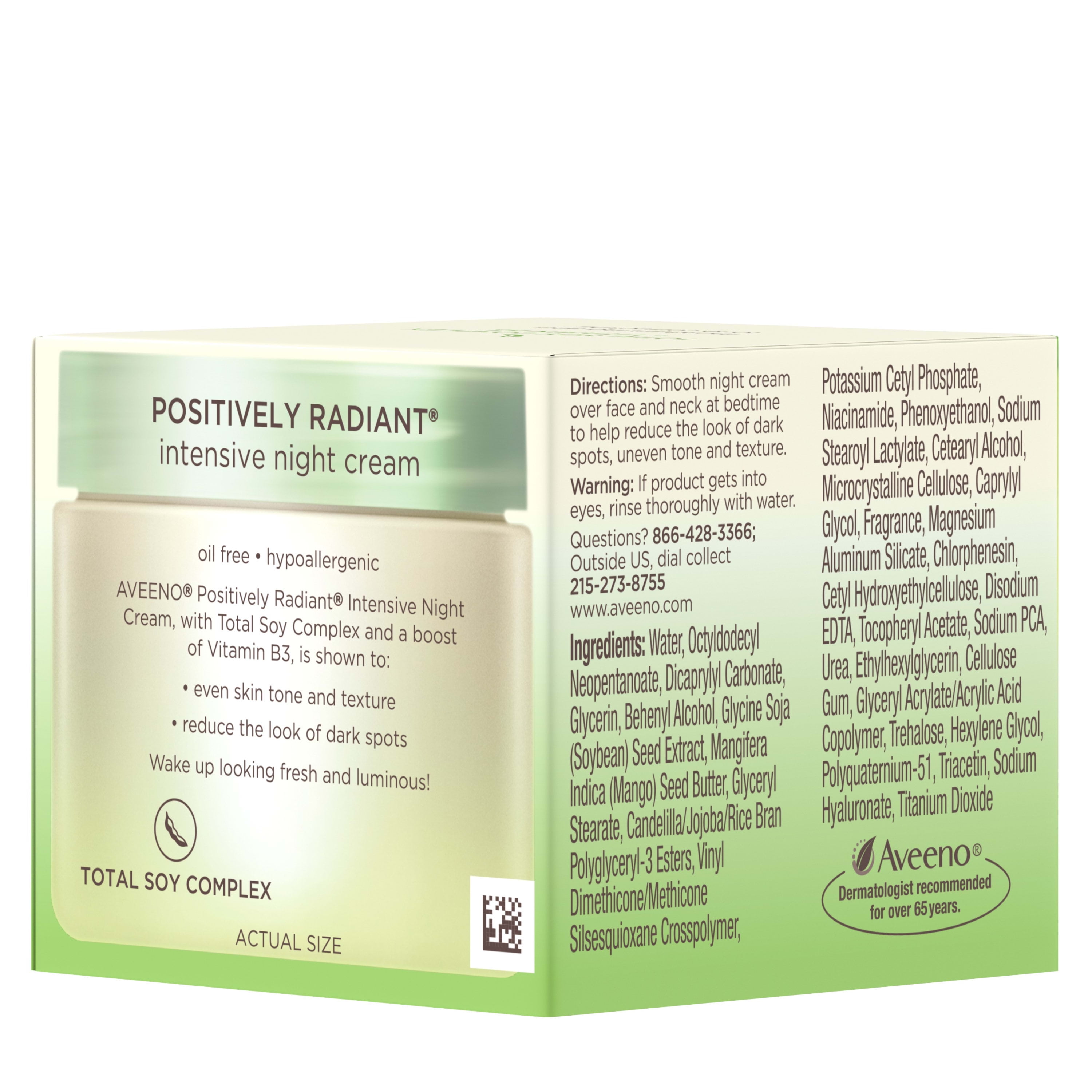 positively radiant intensive night cream