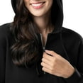 thumbnail image 3 of Lee Women's and Plus Quarter Zip Fleece Hoodie, S-4X, 3 of 8