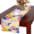 thumbnail image 1 of BSDHOME Abstract Floral Art Cotton Linen Table Runner 16x72 Inches, 1 of 4