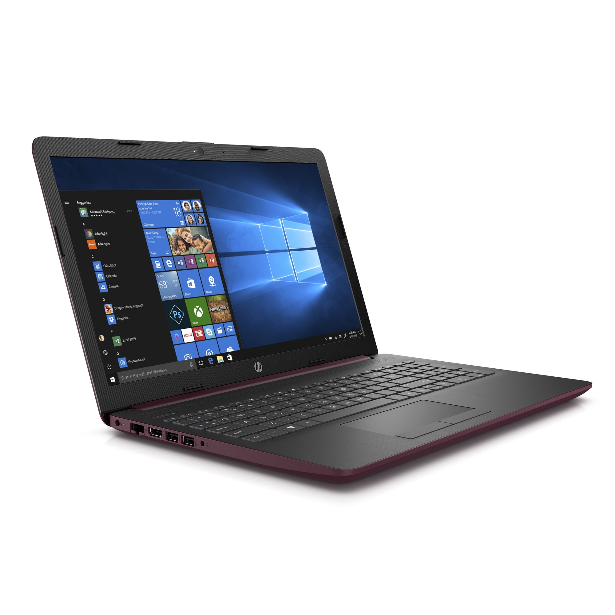 HP 15-DB0071NR Snow White 15.6 inch Laptop, Windows 10, A9