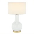 thumbnail image 1 of Safavieh Judy Ceramic Lamp in White with White Shade, 1 of 5