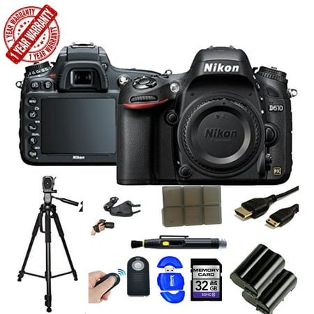 Nikon D610 24.3 MP CMOS FX-Format Digital SLR Camera (Body only) + 16GB Advanced Accessory (Nikon D610 Body Only Best Price)