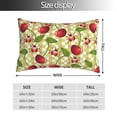 thumbnail image 2 of Pofeuu Cherries and Ladybirds Print Polyester Microfiber Plush Pillowcases, Super Soft and Cozy Pillow Case Covers with Envelop Closure（Pillow core not included）-14"x20", 2 of 6