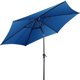 thumbnail image 5 of Costway 2,7m Sombrilla Parasol de con Bielas y Costillas de Acero Sombrilla Inclinada para Terraza Jardín Playa Azul, 5 of 7