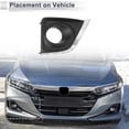 thumbnail image 3 of Cubierta de rejilla de luz antiniebla frontal derecha única para Toyota Corolla 2014-2017, inserciones de cubierta de luz antiniebla del parachoques inferior delantero No.5203002190 ABS 1 Pc, 3 of 7