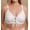 Natural, variant on Women's Latex Free Drawstring Bra, Style W12218