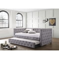 thumbnail image 2 of Mockern Upholstered Twin Daybed with Trundle Grey, 2 of 7