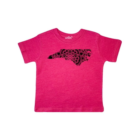 

Inktastic North Carolina Silhouette Mandala Gift Toddler Boy or Toddler Girl T-Shirt