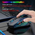 thumbnail image 3 of Gaming Mouse Wired,USB Computer Mouse with 4 Adjustable DPI,7 Breathing Lights,6 Key Buttons,Ergonomic Optical Mice for PC,Laptop,Windows,Mac,Vista,Linux,Gamer-Black, 3 of 10