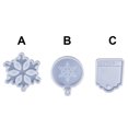 thumbnail image 4 of Toystoory Accesorio de molde de silicona de copo de nieve, herramienta de artesanía exquisita creativa, herramientas de fabricación artesanal, moldes de Type3 NO3 Toystoory HA059606-01, 4 of 6