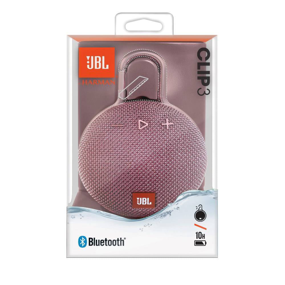 jbl clip3 portable bluetooth speaker with carabiner