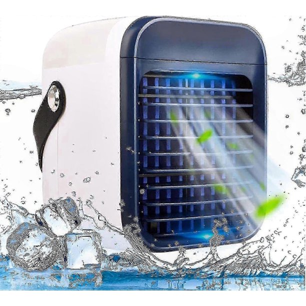 Compact Portable Air Cooler for Desk, Bedroom, and Study - Personal Fan with Cooling and Purifying Features
